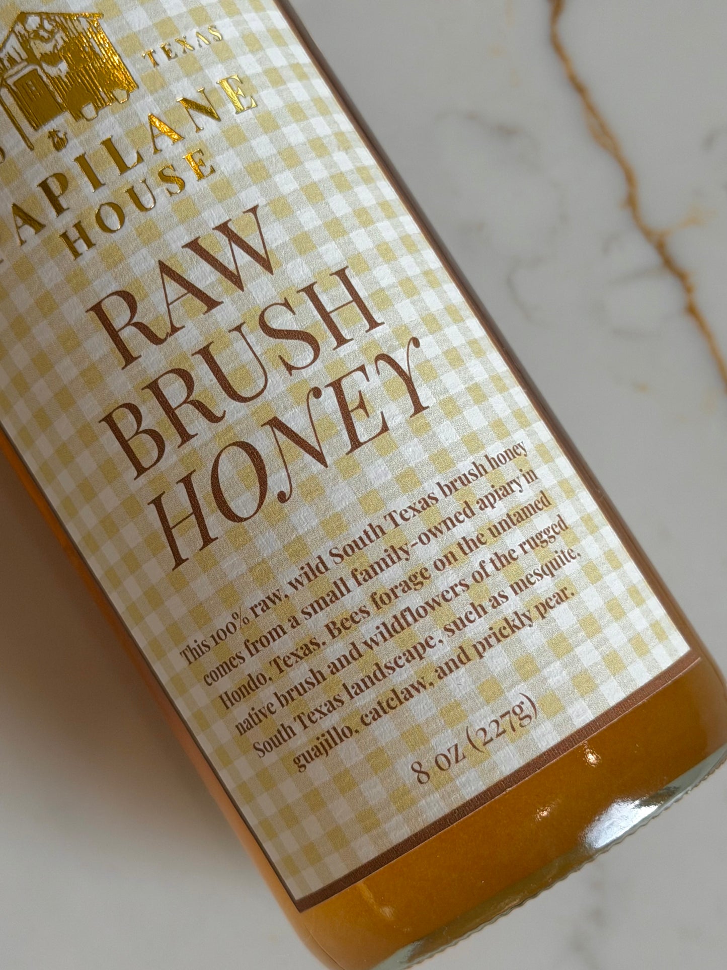 100% Raw Texas Brush Honey