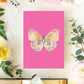 Hot Pink Butterfly Print