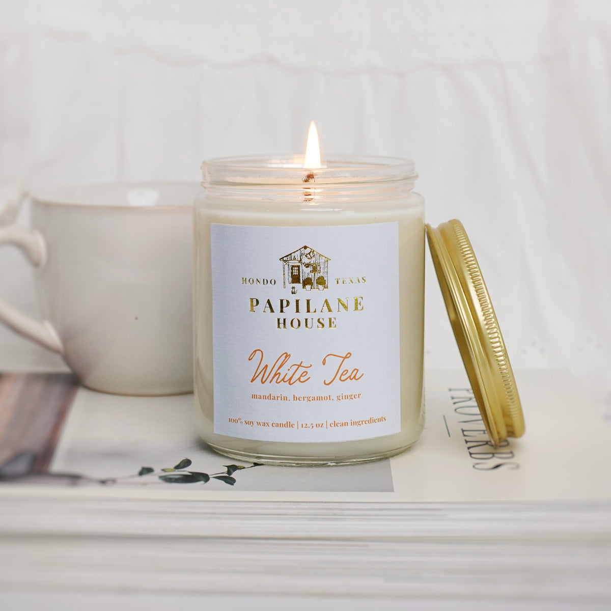 White Tea Candle