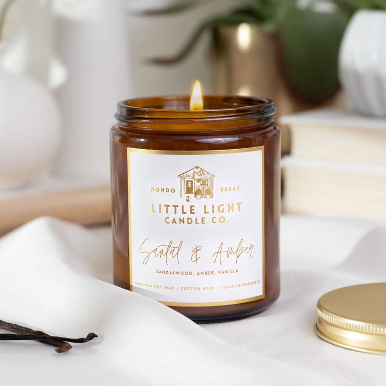 Santal & Amber Candle